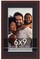 Brown Frame Wood Grain with Black Photo Mat, UV Acrylic Front, Foam Board Backing, 60 Sizes Available